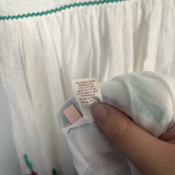 Le Sirenuse Positano midi white ruffle dress size IT 38 / us 2 - Picture 8 of 8